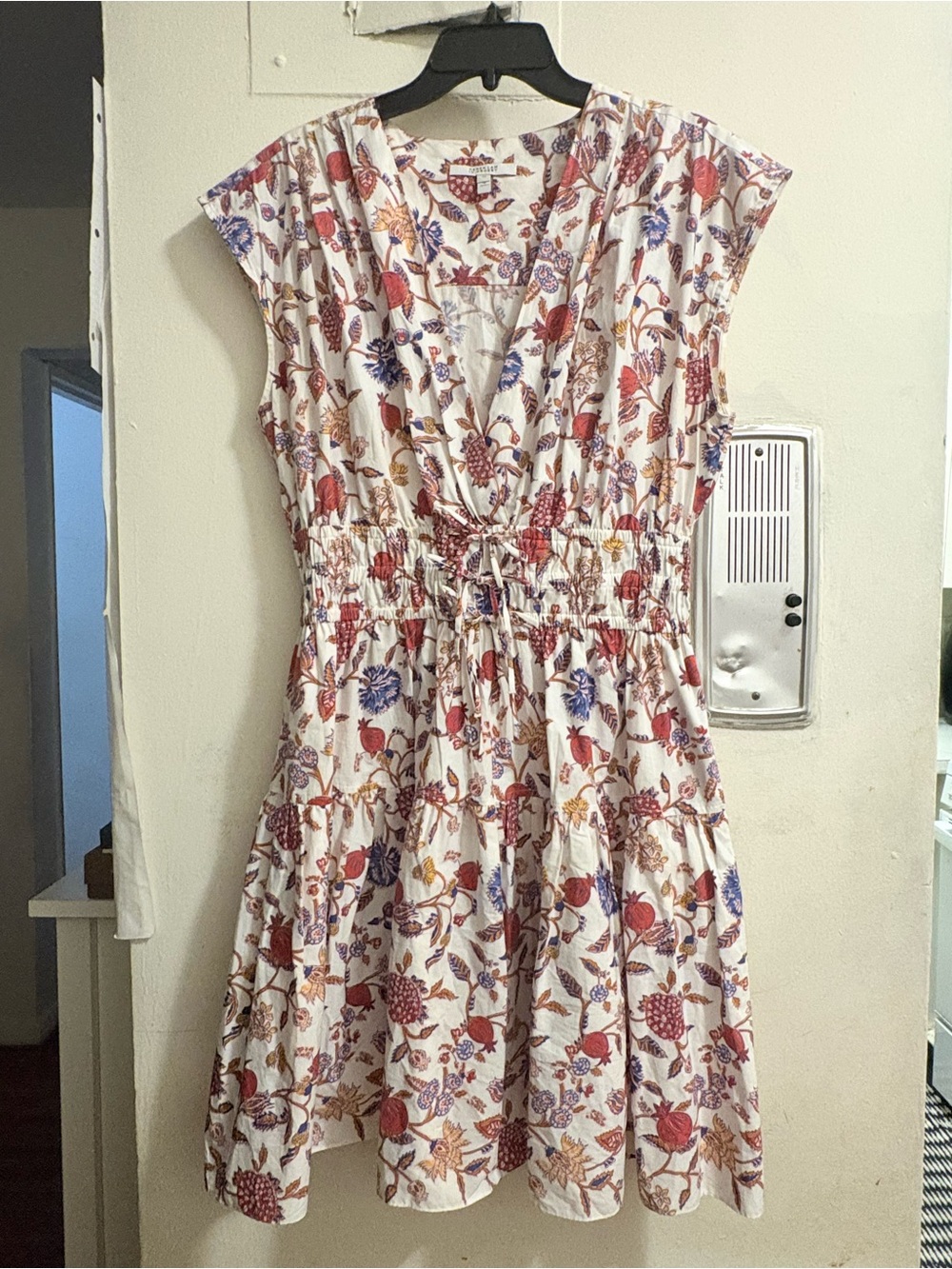 Derek Lam 10 Crosby Tora Printed Cotton Dress Sz 12